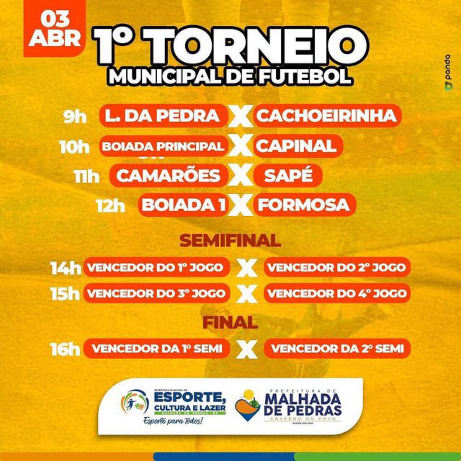 1º TORNEIO MUNICIPAL DE FUTEBOL
