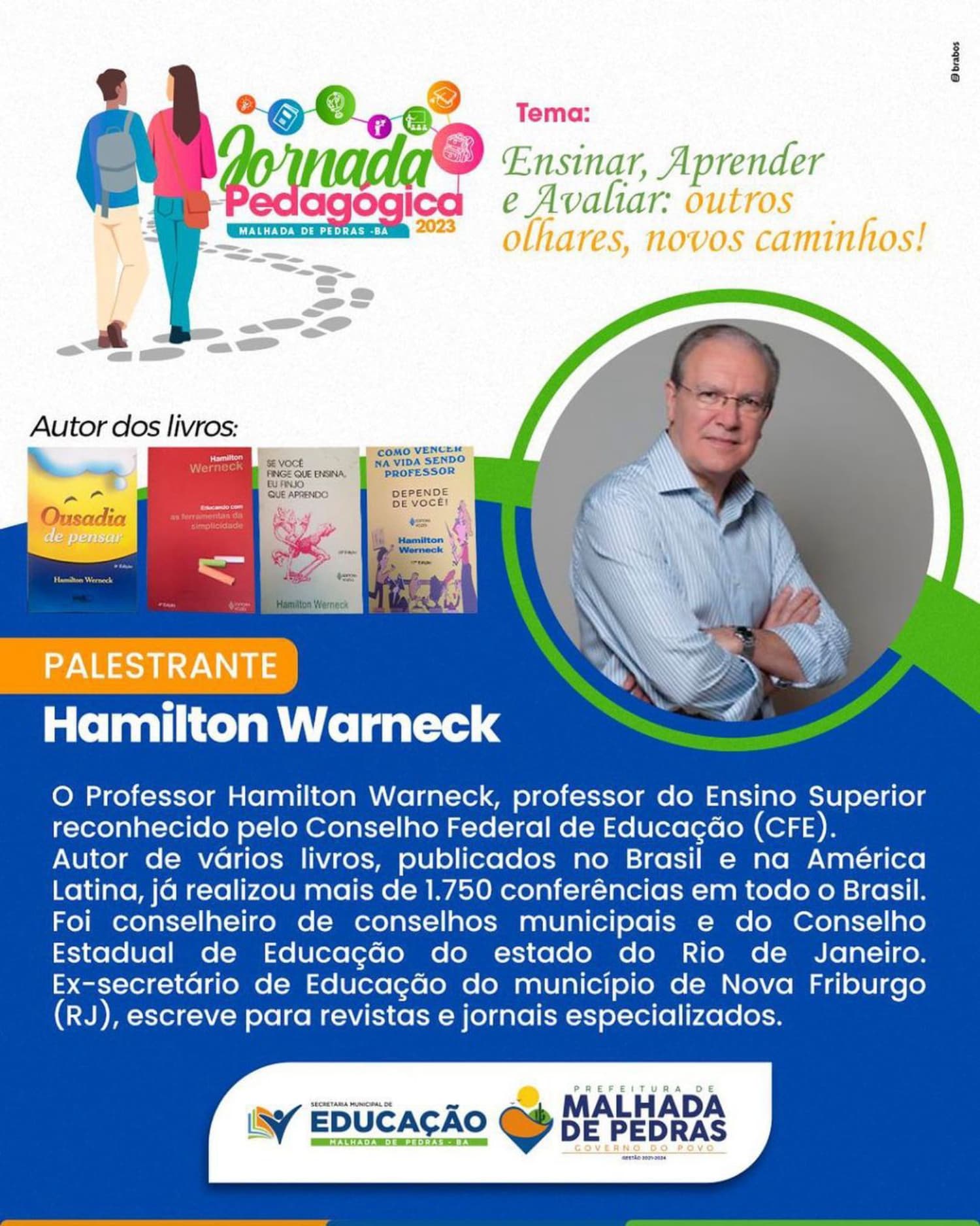 Palestrante Hamilton Warneck  - JORNADA PEDAGÓGICA